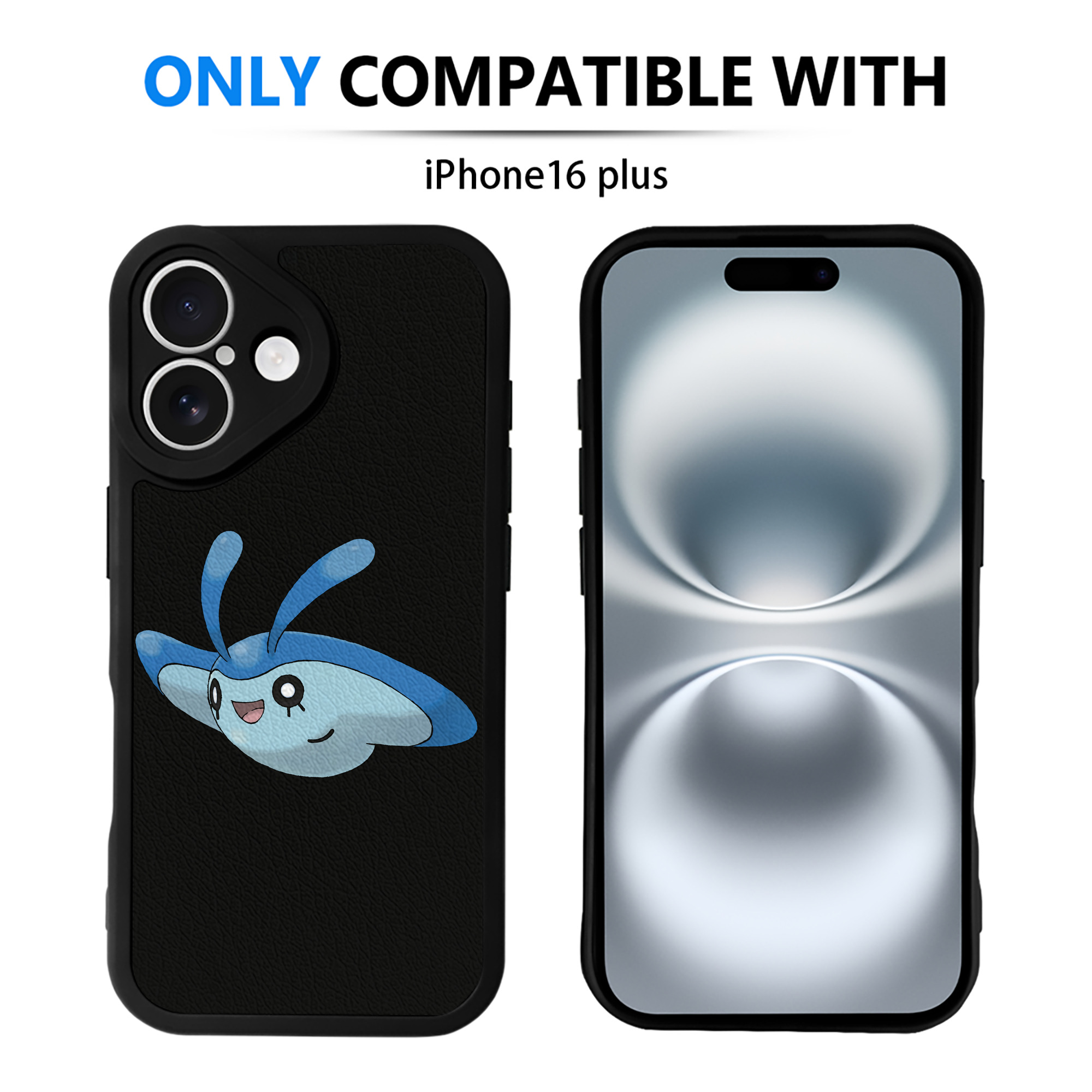 （画像用） ポケットモンスター Pokémon 【iPhone 16シリーズ対応】シリコンスマホケース（レザー調） 材質：シリコン